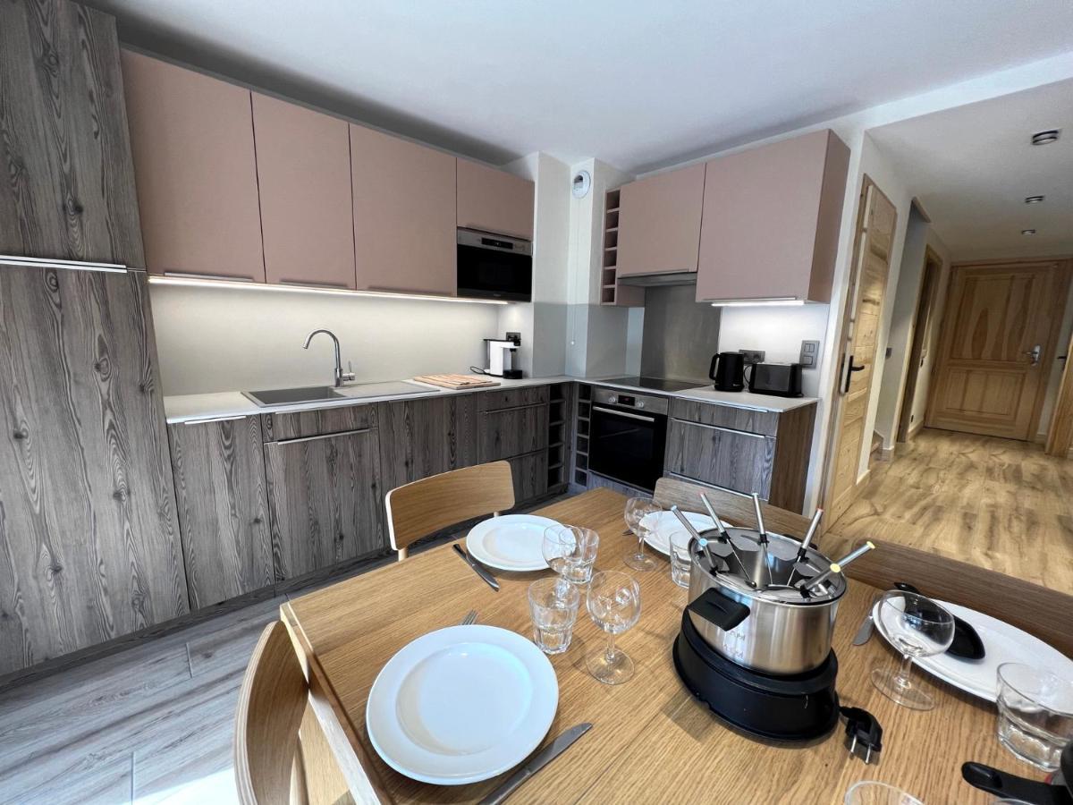 Ours Polaire Bel Appartement Village Et Pistes La Clusaz Exteriér fotografie