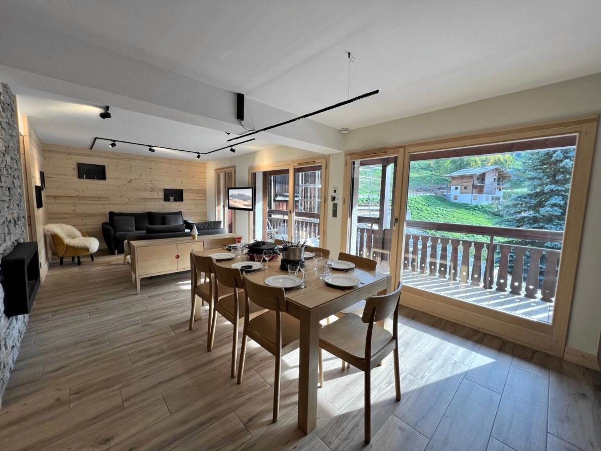 Ours Polaire Bel Appartement Village Et Pistes La Clusaz Exteriér fotografie