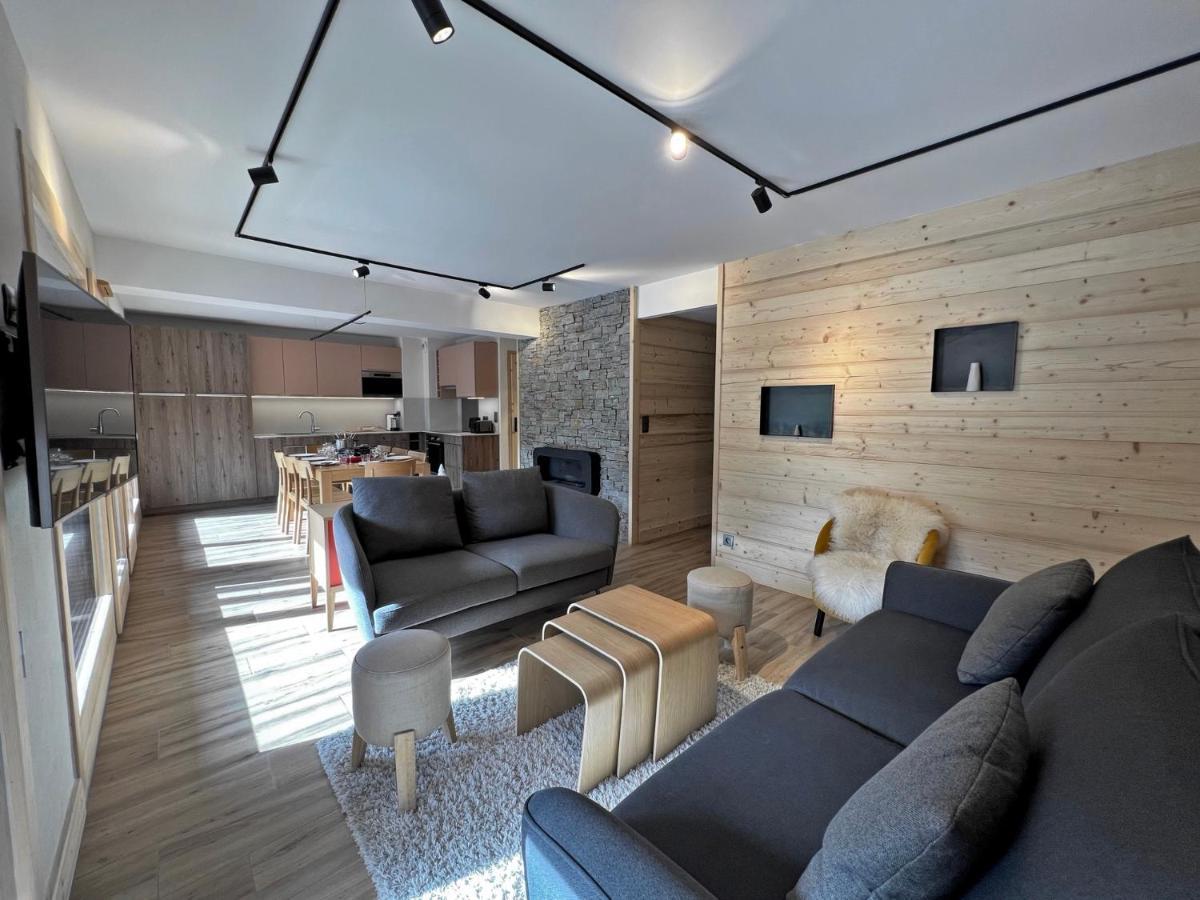 Ours Polaire Bel Appartement Village Et Pistes La Clusaz Exteriér fotografie
