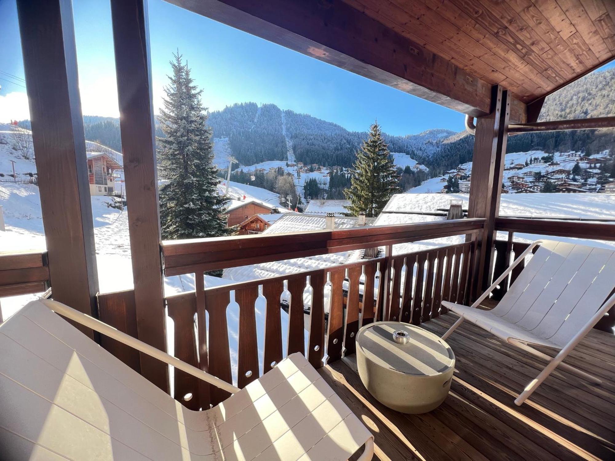 Ours Polaire Bel Appartement Village Et Pistes La Clusaz Exteriér fotografie